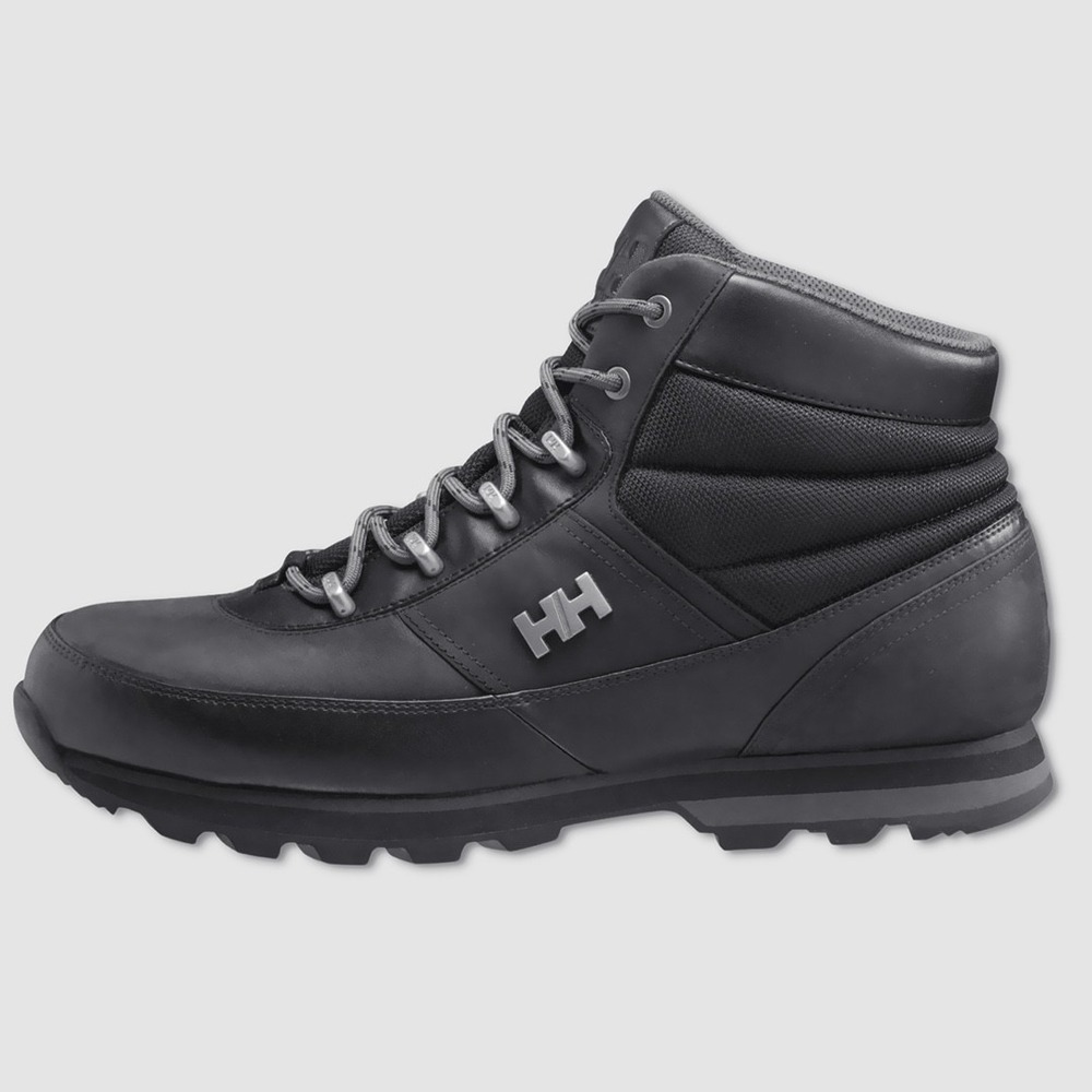 Helly Hansen Woodlands Boots - NEW Mens Size 9 Black - #49024-CL2